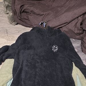 Cozy Black Fleece Hoodie
